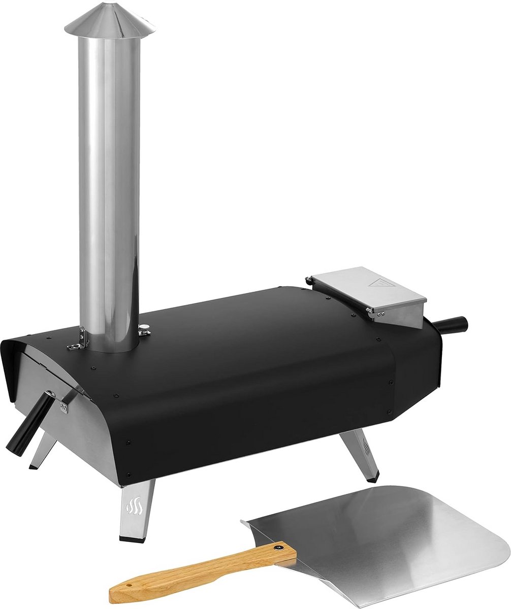 Pellet Pizzaoven - Buitenoven - Pizza Bakken - Inclusief Pizzaschep - 61 x 30 cm
