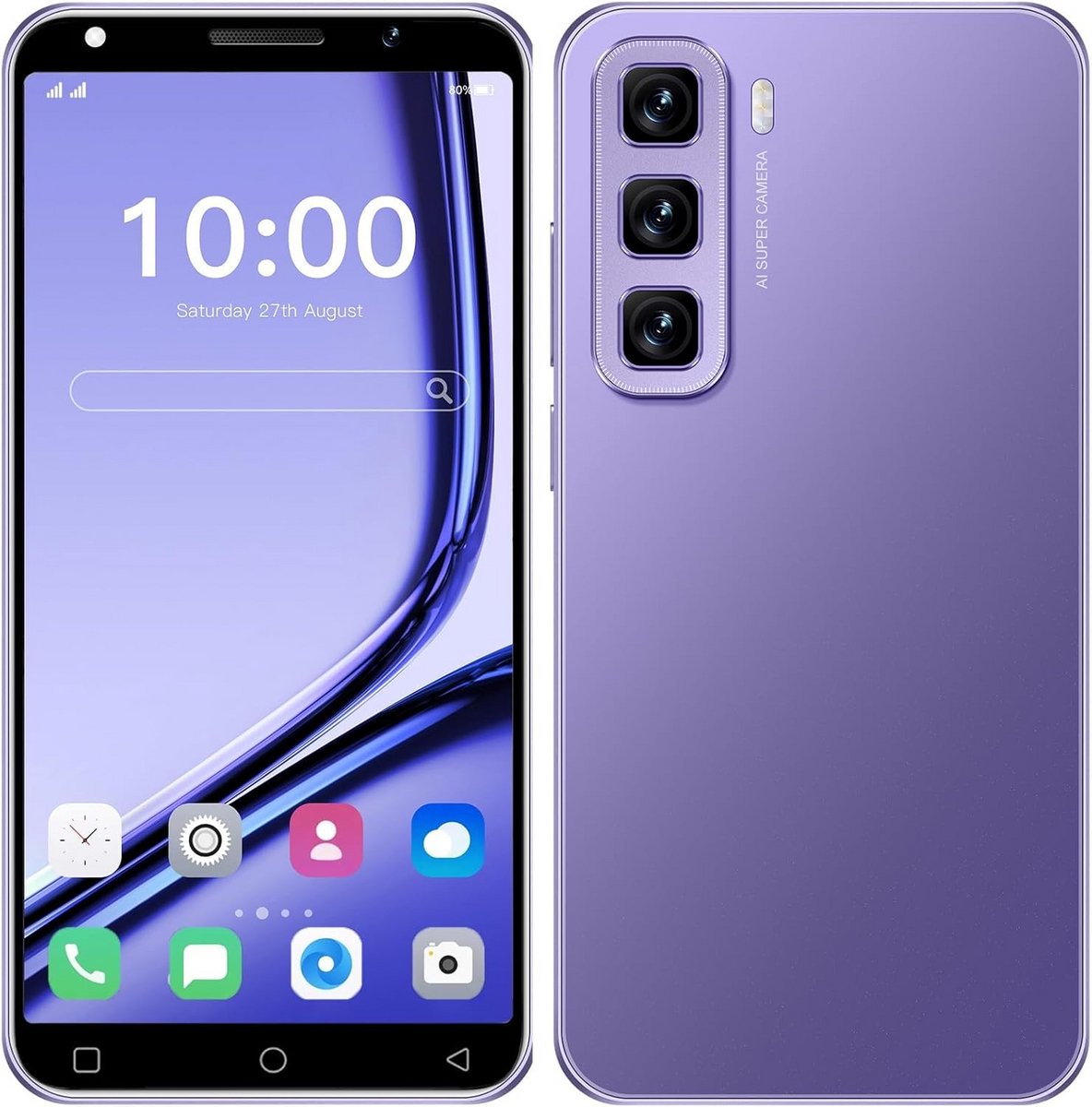 Goedkope 5.0 Inch Dual SIM Smartphone met 16GB Geheugen en Dubbele Camera