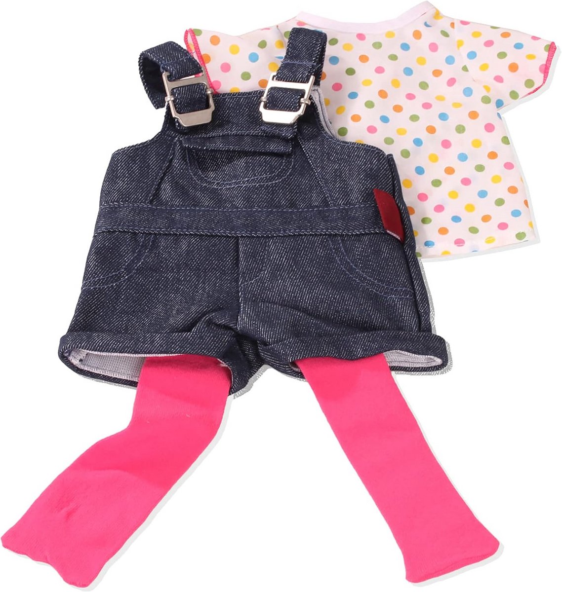Combi-tuinbroek Set Poppenkleding Maat XL voor Staande Poppen 45-50 cm