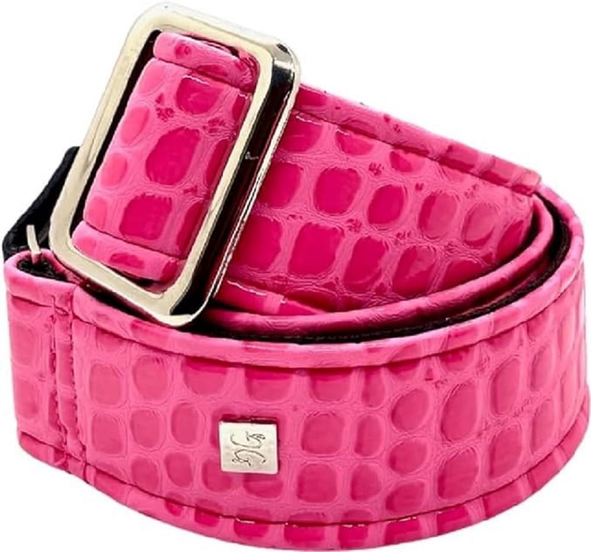Verstelbare Gitaarriem met Uniek Bubble Pink Design - Handgemaakt in Los Angeles