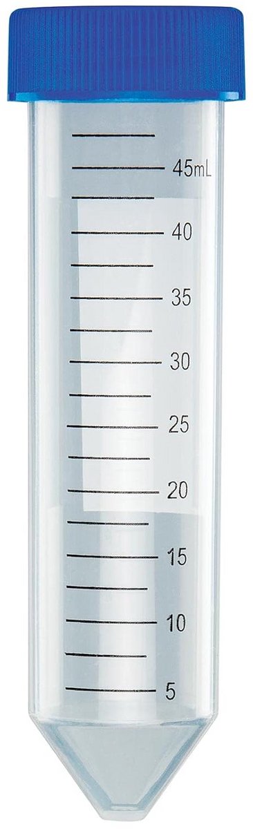 Steriele Centrifuge Buis 50ml met Schroefdop - Polypropyleen - Zakverpakking