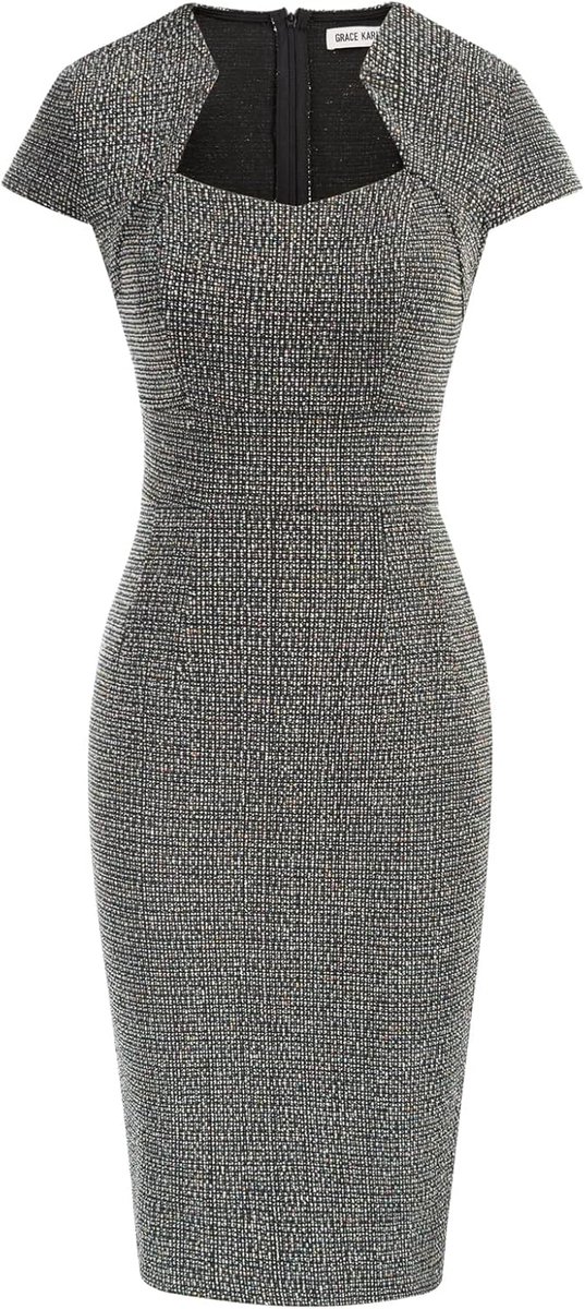 Elegante Potloodjurk met Kapmouwtjes voor Dames
