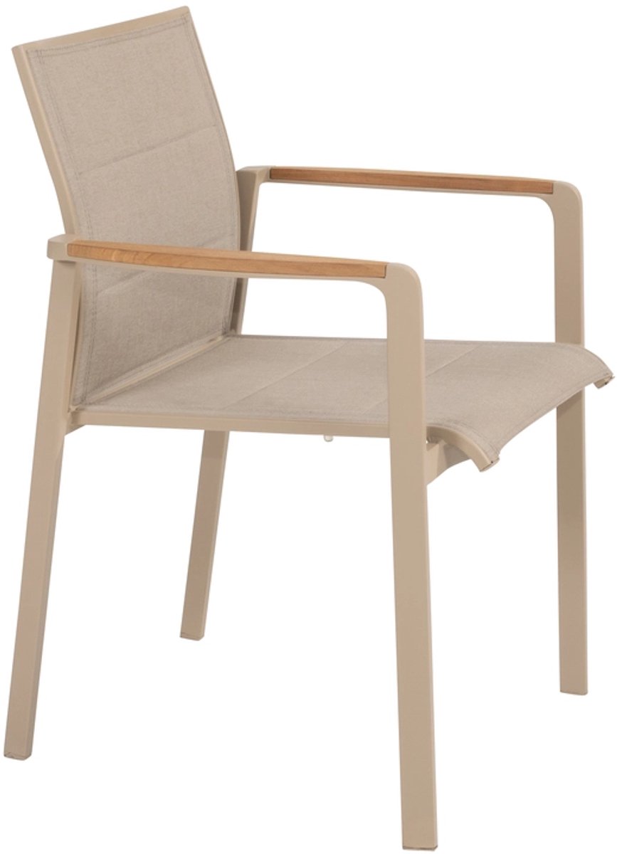 4 Seasons Outdoor Cortina stacking garden chair - latte
