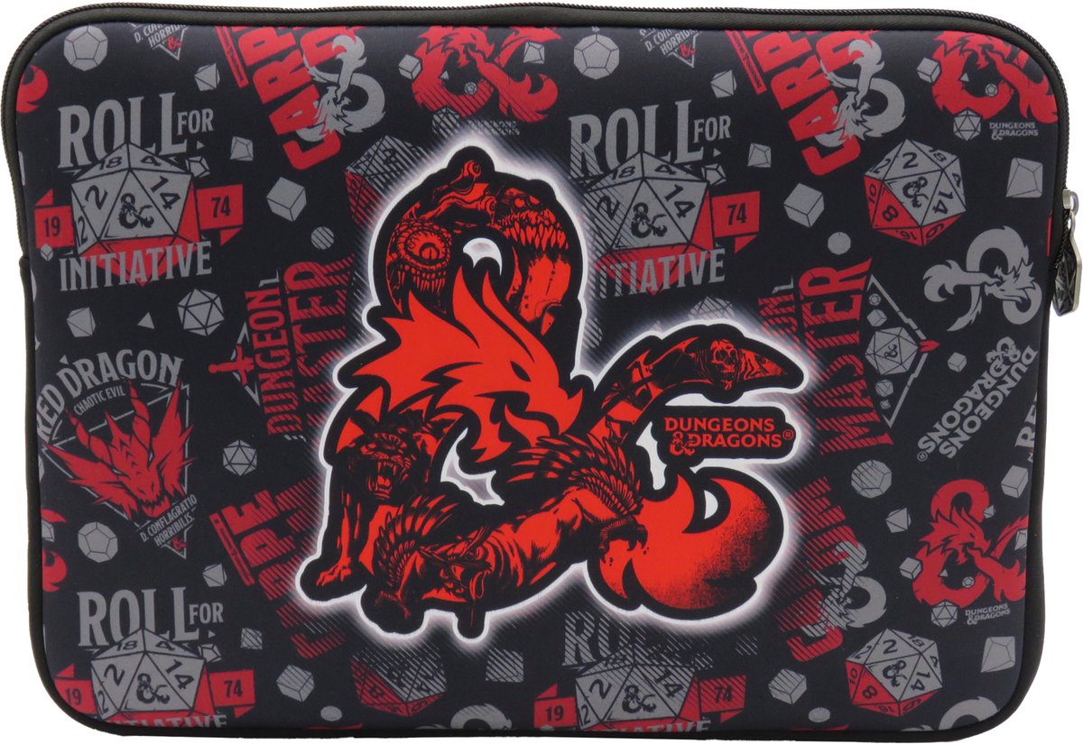 Dungeons & Dragons Laptop Hoes 14", Monsters - 36 x 26 x 2 cm - Polyester