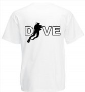 Procean DIVE t-shirt men 4XL wit