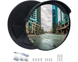 Convex Traffic Mirror 45 cm - Safety Mirror for Garages, Driveways and Parking