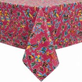 Protecttable - Mexicaans Tafelzeil Oaxaqueno Fuchsia 120x240cm - Tafelkleed Afwasbaar - Kunststof