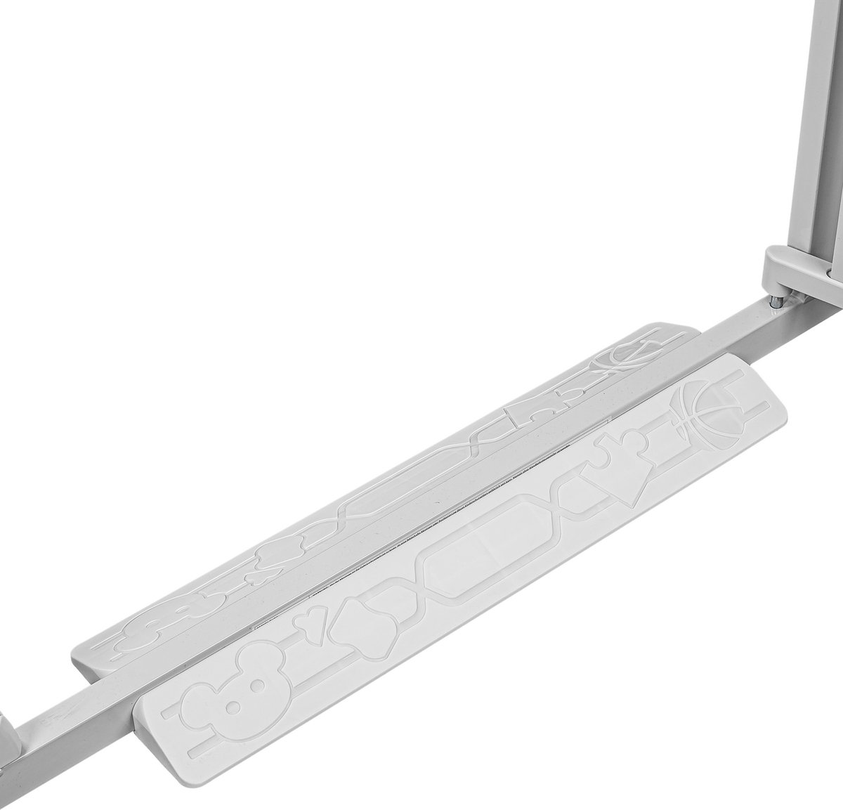 BRONEA® Accessoires voor LUCA/ARIYA/CLEO/BALU traphekjes en deurhekjes van BRONEA® | Extra sterke muurbeschermers wandbeschermers | Y-adapter voor bevestiging aan ronde trapspijlen | Struikelvrije "Safety-step" drempel