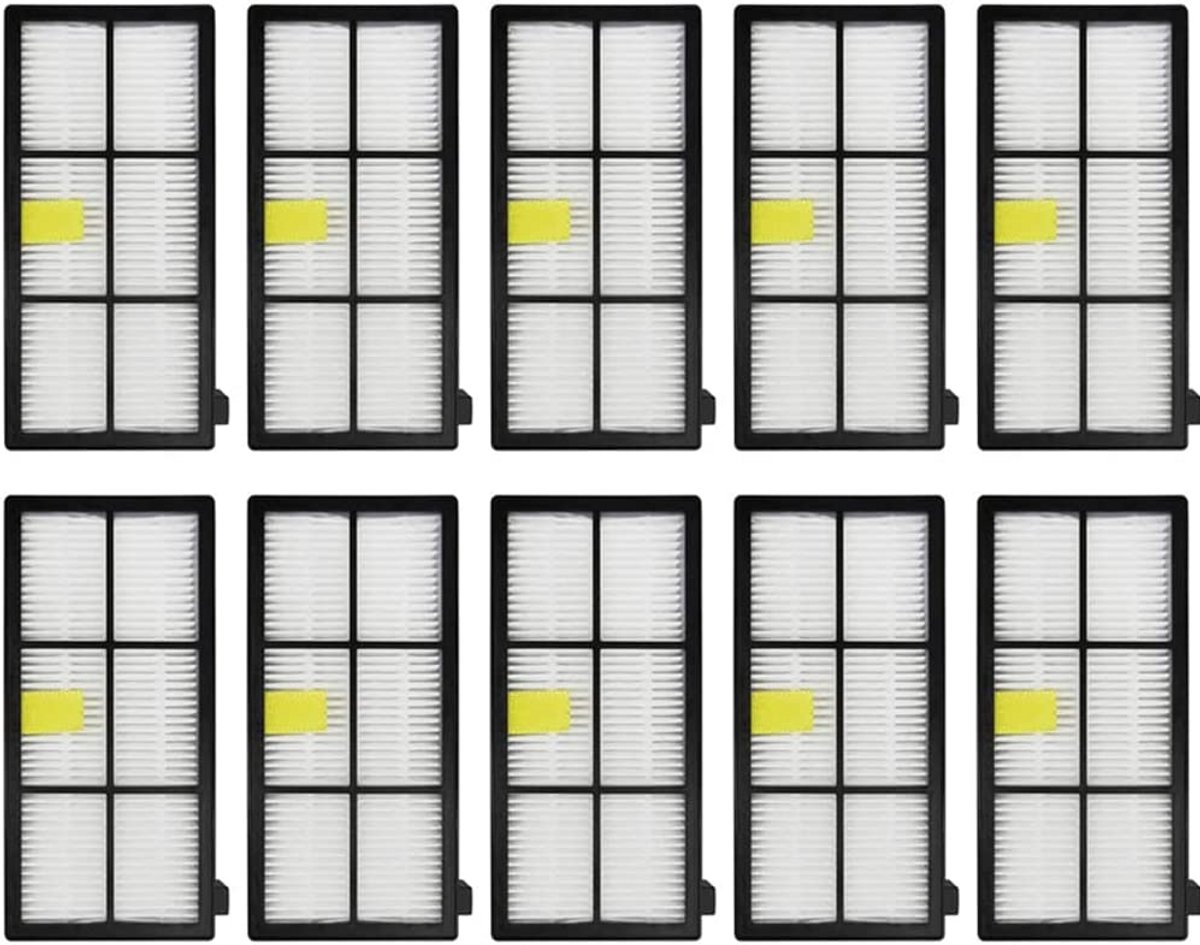 10-pack stofzuigerfilters voor iRobot Roomba 860/870/871/880/960/980