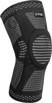 U Fit One 1 Stuk Knie Brace - Knee Sleeves - Kniebeschermers - Knieband - Knee Support & Bandage - Sportbrace - Maat M - Zwart