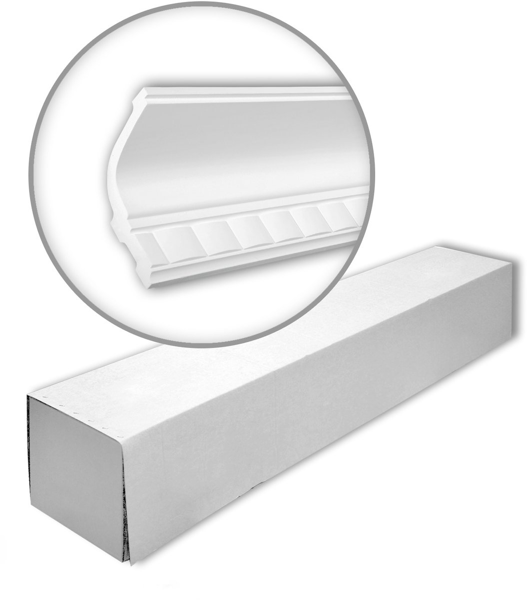 Profhome 150175 1 doos 6 stukken Kroonlijst 12 m