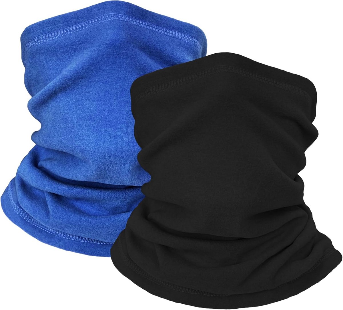 2-pack loop sjaal voor dames en heren - warme fleece windscherm