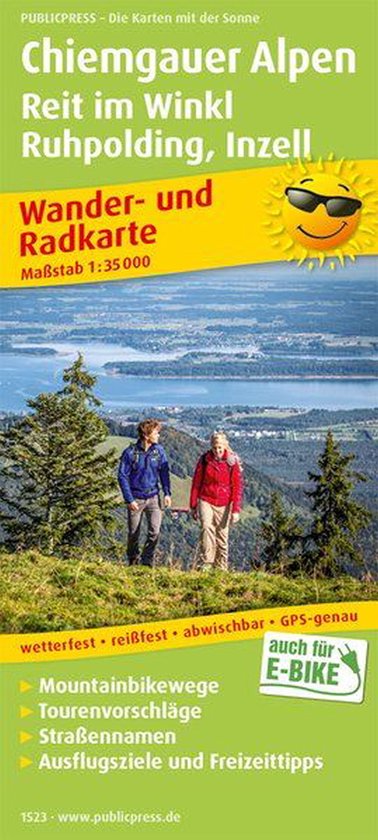 Chiemgauer Alpen. Wander- und Radkarte 1 : 35 000 - cover