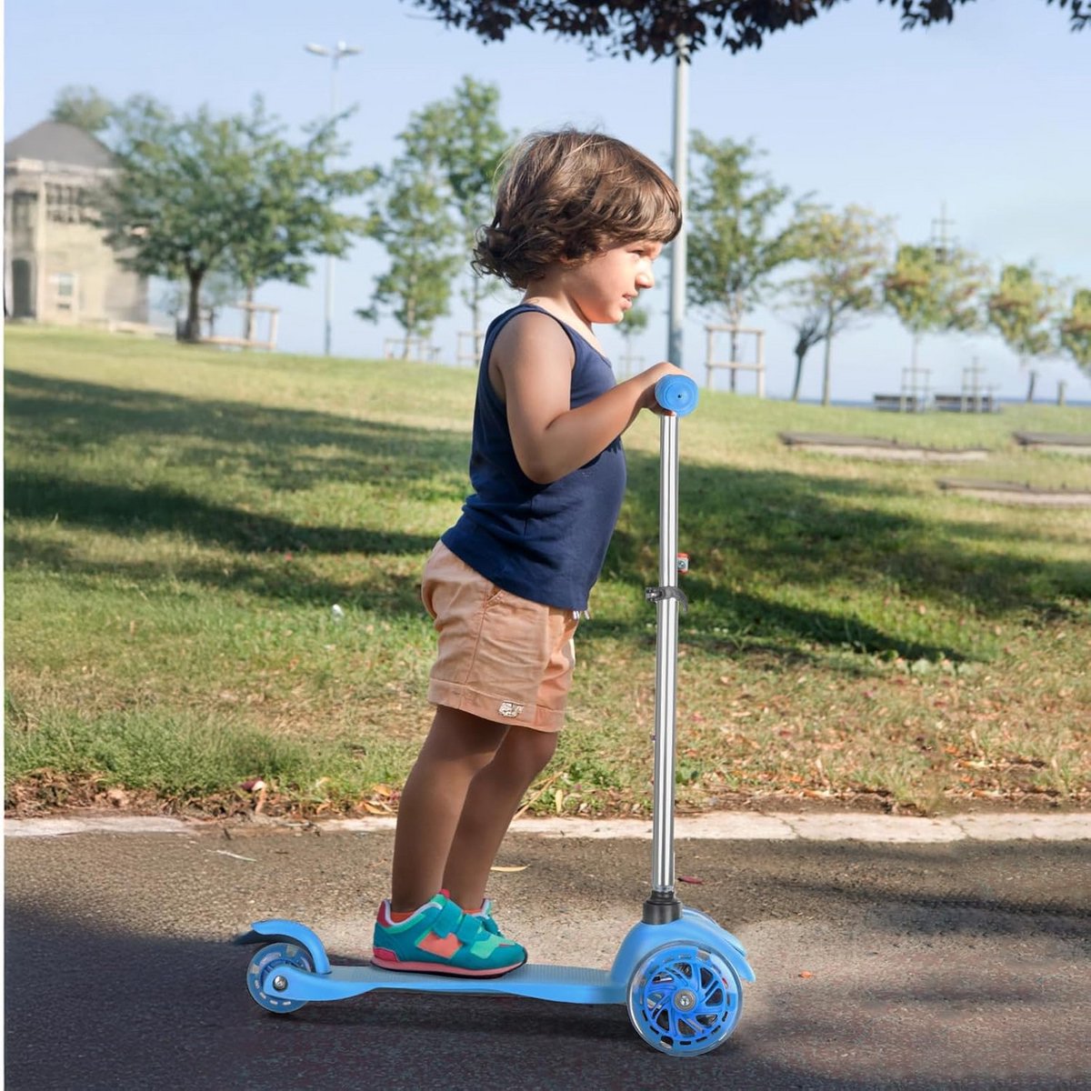 Stevige Driewieler Scooter - Voor Peuters en Kinderen van 2 tot 6 Jaar