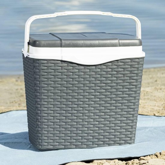 Isolerende Koelbox 24 Liter met Handvat Antraciet — afbeelding 2