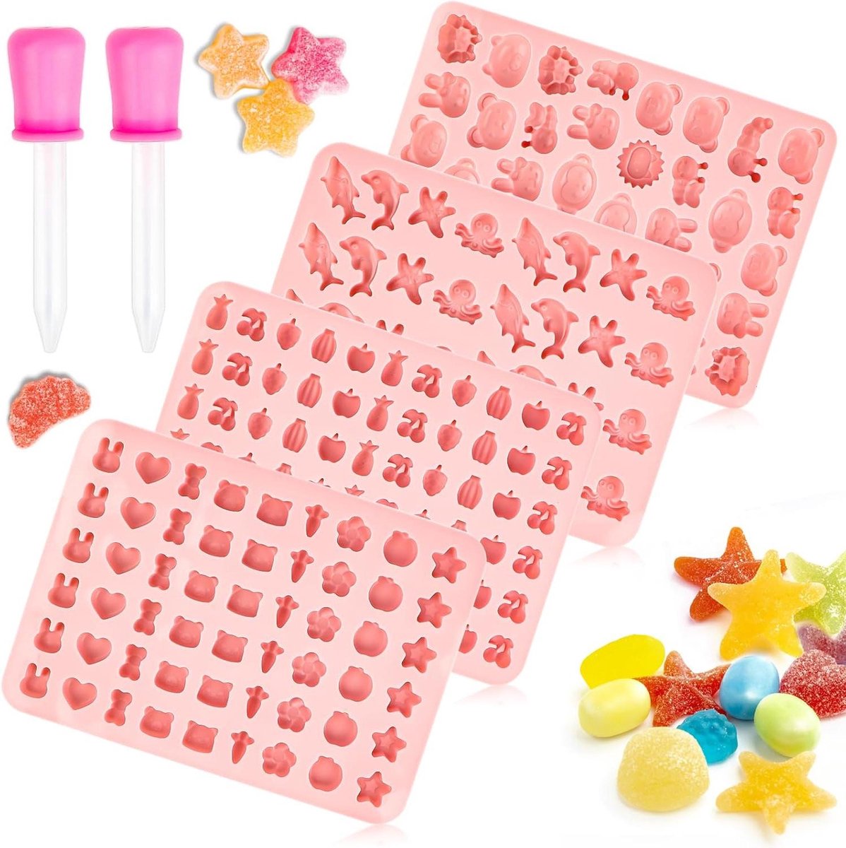 Beertjesvorm Silicone Anti-aanbak Bonbon Chocolade Snoepjes