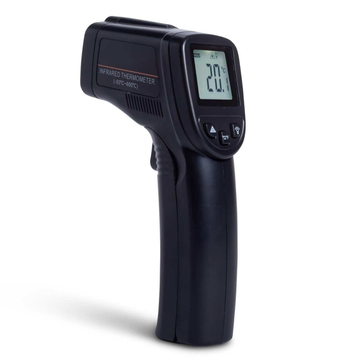DVDSS® Infrarood thermometer - Met laser - -50 tot +600 °C - Zwart