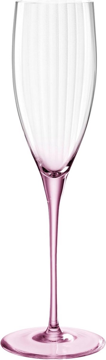 Luxe Champagneglas Rosé 250 ml met 3D Reliëf - Stijlvol & Vaatwasserbestendig