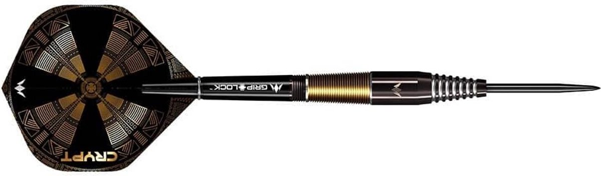 90% Tungsten Dartpijlen met Uniek Zwart Gouden PVD Ontwerp