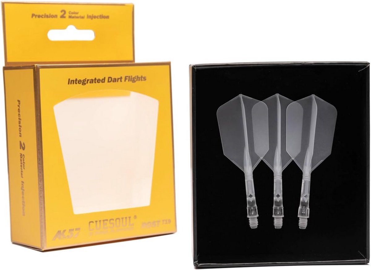 Dartpijlen Set Geïntegreerde Shafts en Slanke Flights - Duurzaam en Snel