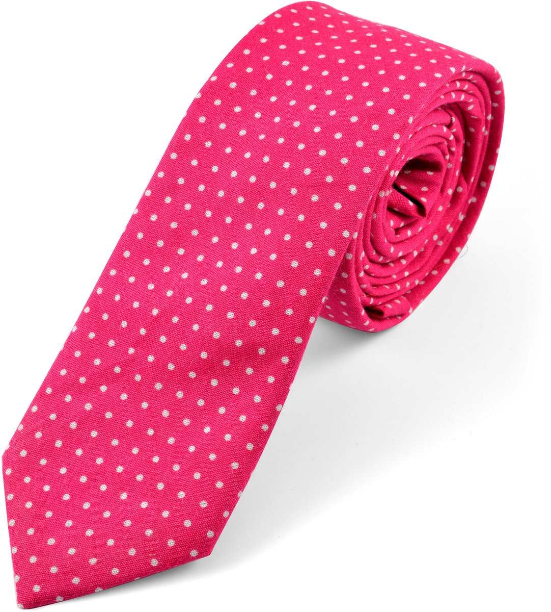 Roze Gestippelde Stropdas