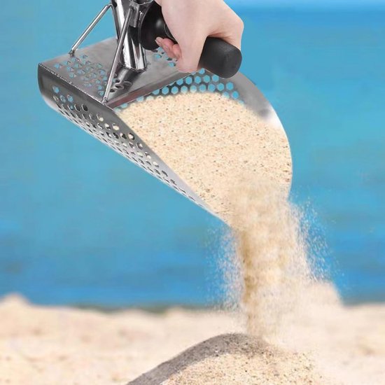 Sterke Metaaldetector Schep met Lange Steel voor Strand en Zand — afbeelding 4