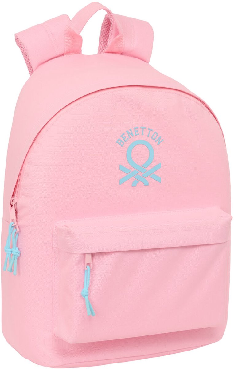 Schoolrugzak Benetton benetton basics Roze 31 x 41 x 16 cm