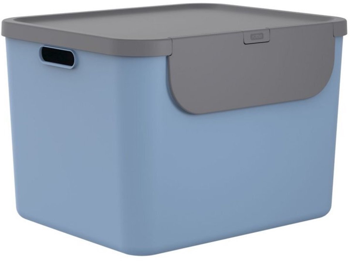 Rotho Albula Afvalscheider 55L Blauw/Antraciet