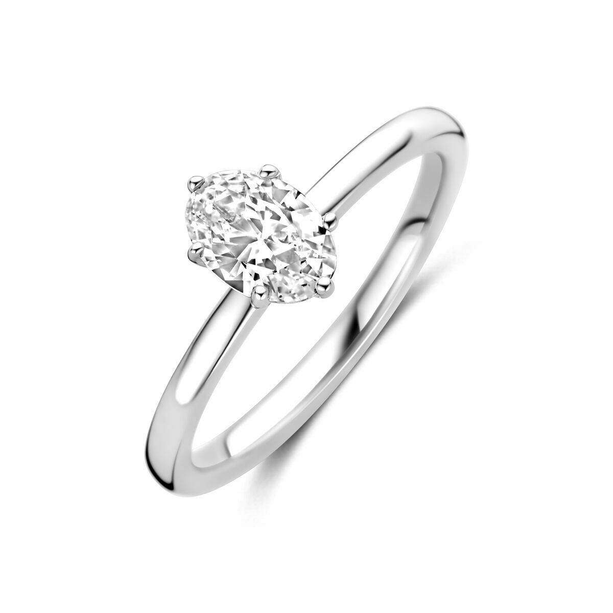 Zilveren Ring met Zirkonia 1342038 – Gerhodineerd 925 Zilver