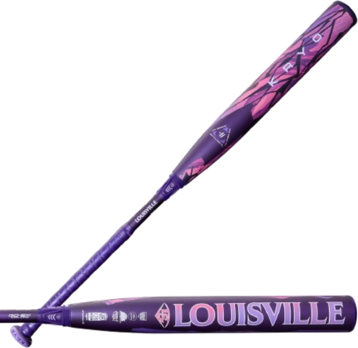 Louisville Slugger - Softbalknuppel - Fastpitch - Kryo - Thundernight - Composite - Paars - 2026 - 32 inch (-11)
