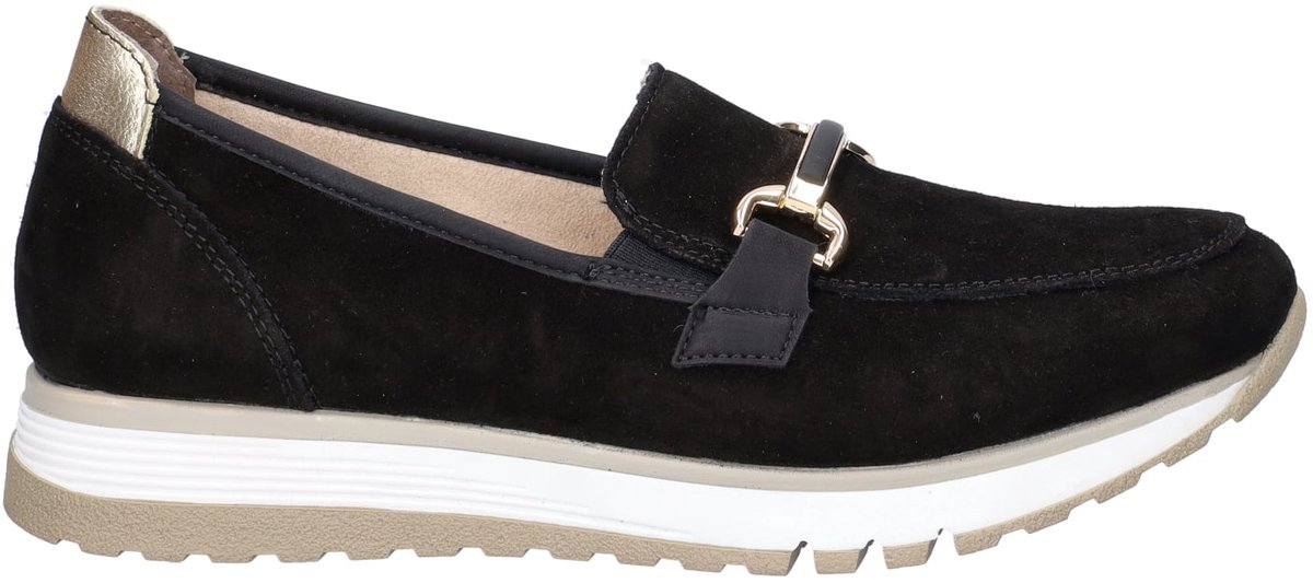Rieker dames loafer - Zwart - Maat 38