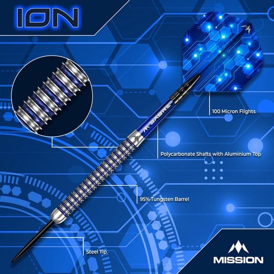 Mission ION 95% - Dartpijlen van Mission — afbeelding 2