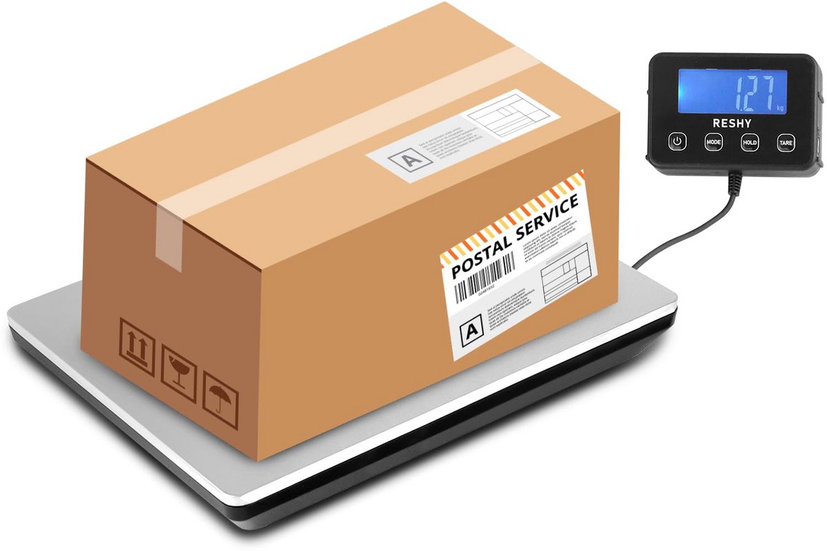 Digitale Precisieweegschaal tot 200 kg voor Pakketten en Bagage
