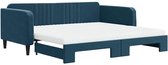 vidaXL-Slaapbank-onderschuifbed-en-matrassen-100x200-cm-fluweel-blauw