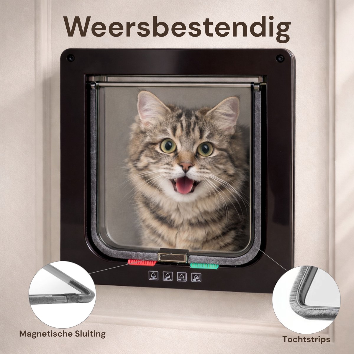 LG AnimalAesthetics Kattenluik met Tunnel - Zwart thumbnail 4