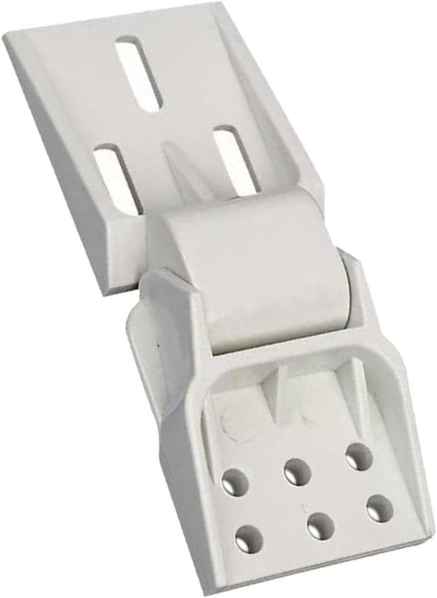 Vrieskist Scharnier - Koelkast Deurbevestiging - Stabiele Deurwerking - Universeel Plastic Ontwerp - 5 x 5 x 2 cm