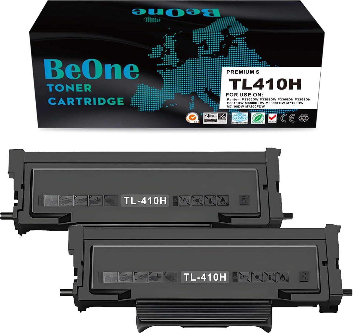 Toner Cartridges - Zwarte Toner - Documenten Printen - Hoge Capaciteit - 3000 Pagina's - Zwart