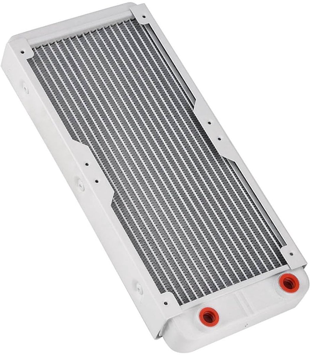 Waterkoeler Radiator - PC Koeler - Computer Koeling - Stille Werking - 240 mm - Wit