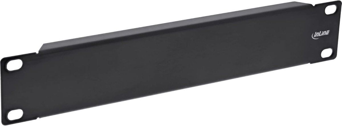 Serverkast Blindplaat - Paneel Vulling - Kast Organisatie - 1mm Dik Staal - 10 Inch HE - Zwart