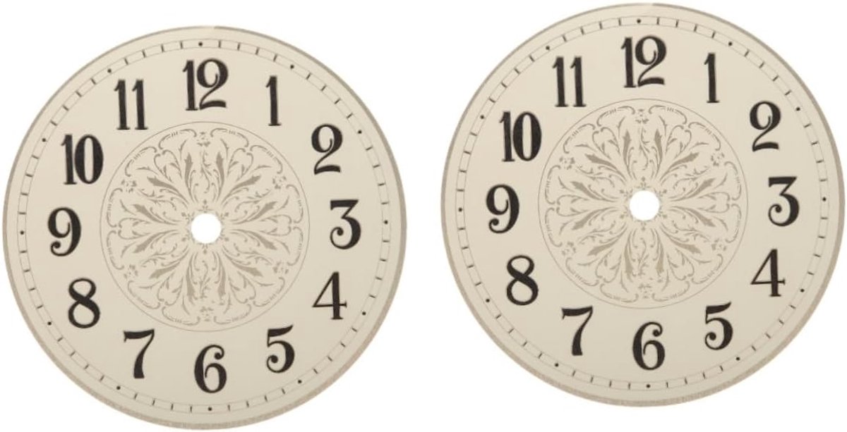 Klok Wijzerplaat Vervanging - Ronde Plaat - Klok Maken - Stevig IJzeren Materiaal - 14 cm Diameter - Goud