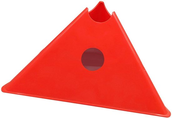 Voetbaltraining Pionnen - Markeer Kegels - Behendigheidstraining Sport - Duurzaam PE Materiaal - 25x25x12 cm - Fel Oranje van Merkloos — afbeelding 2