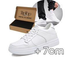 Verhogende Schoenen Heren +7CM – Elevator Sneakers Mannen – Lengte Verhogende Sneakers – Onzichtbare Verhoging – Casual Heren Schoenen