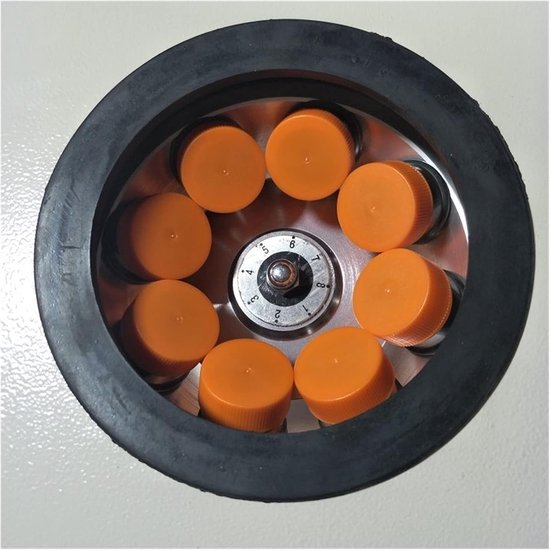 Elektrische Centrifuge - Laboratorium Centrifuge - Onderzoek & Onderwijs - Grote Capaciteit Laag Geluidsniveau - 50ml x 6 Buisjes — afbeelding 2