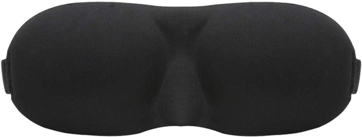 Zwart slaapmasker - 3D oogmasker - Comfortabel slapen - Zachte zijde - Verstelbaar