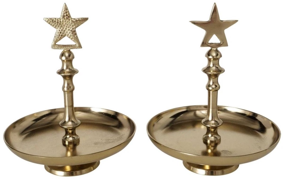 Schaaltje met ster - goud - 1 stuks
