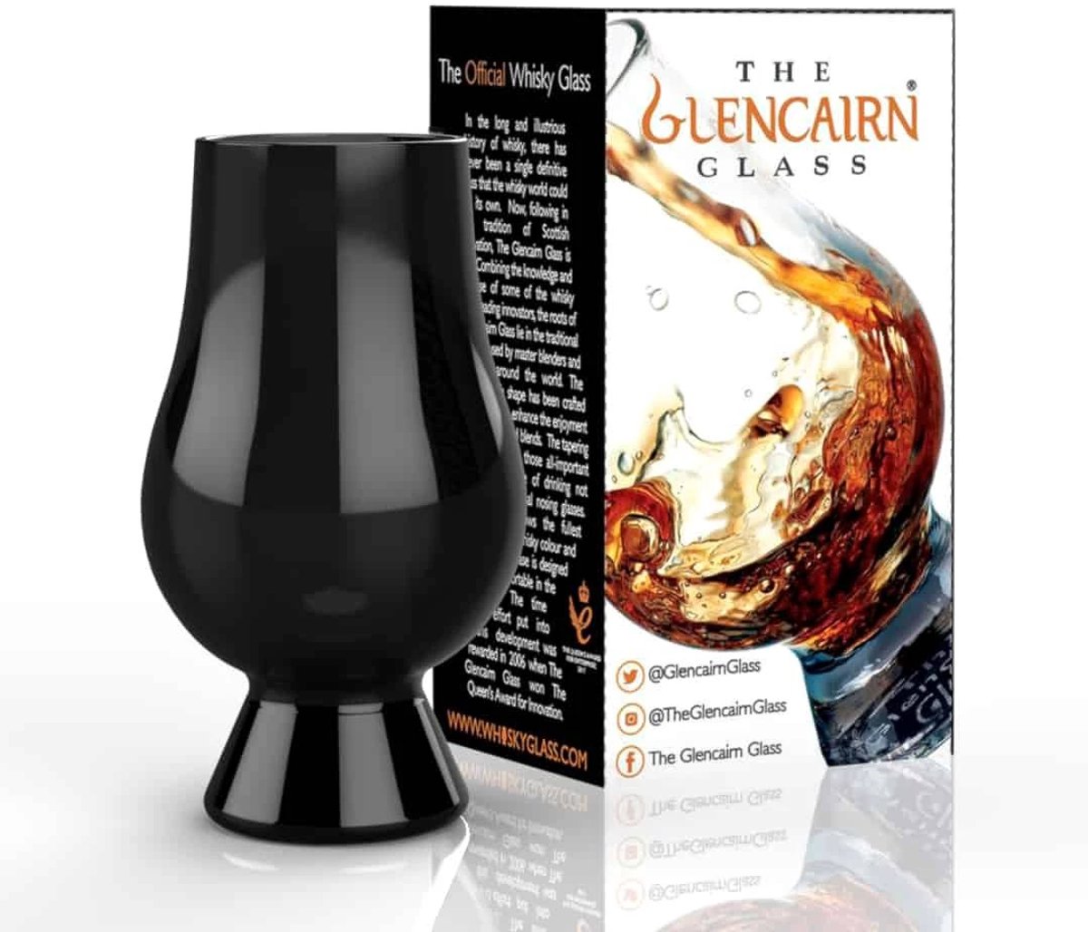 Whiskyglas Zwart - Blind Tasting - Glencairn Crystal Scotland