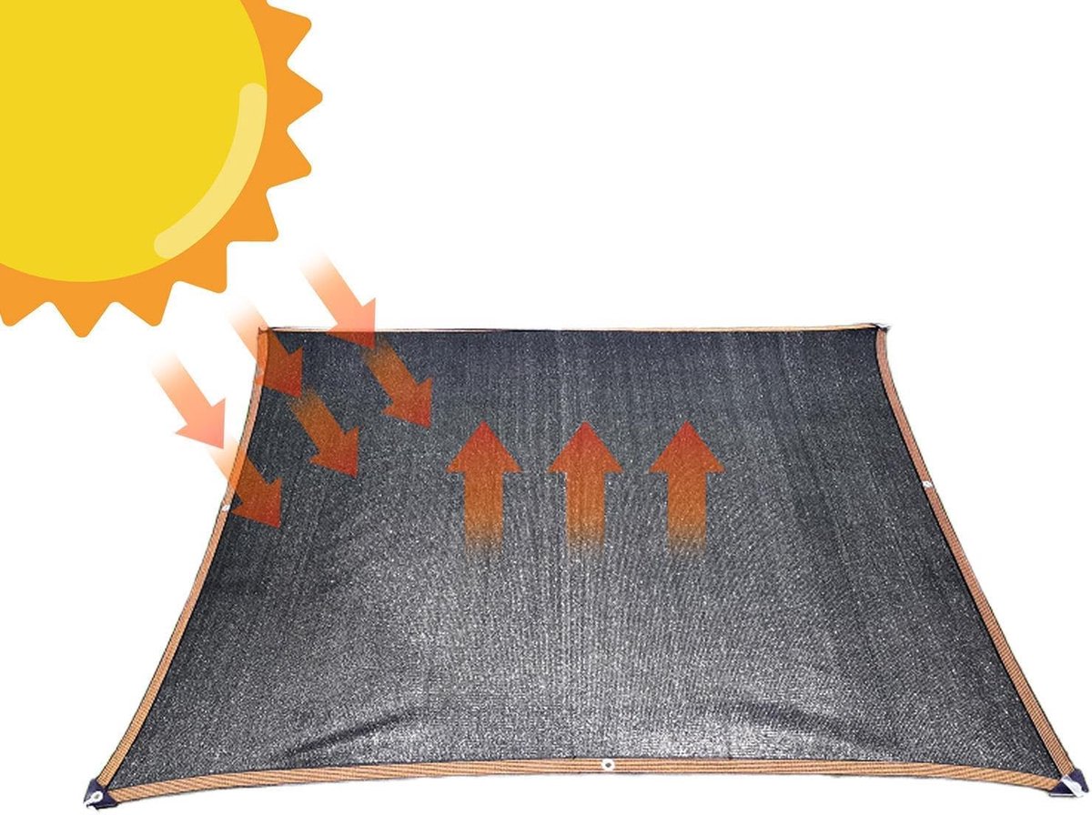 Schaduwdoek Tuin - Zonnedoek Balkon - Buiten Leven - UV-Bestendig Materiaal - Verstelbaar
