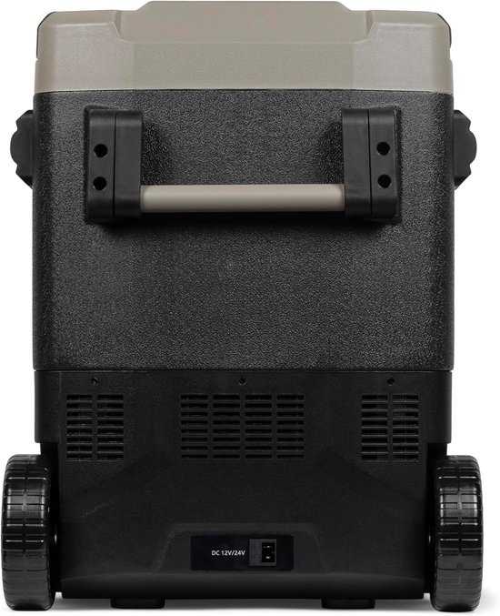 Compressor Koelbox - Dubbele Zone Koeler - Mobiele Koeling - Met Wielen - 58 Liter - Zwart — afbeelding 4