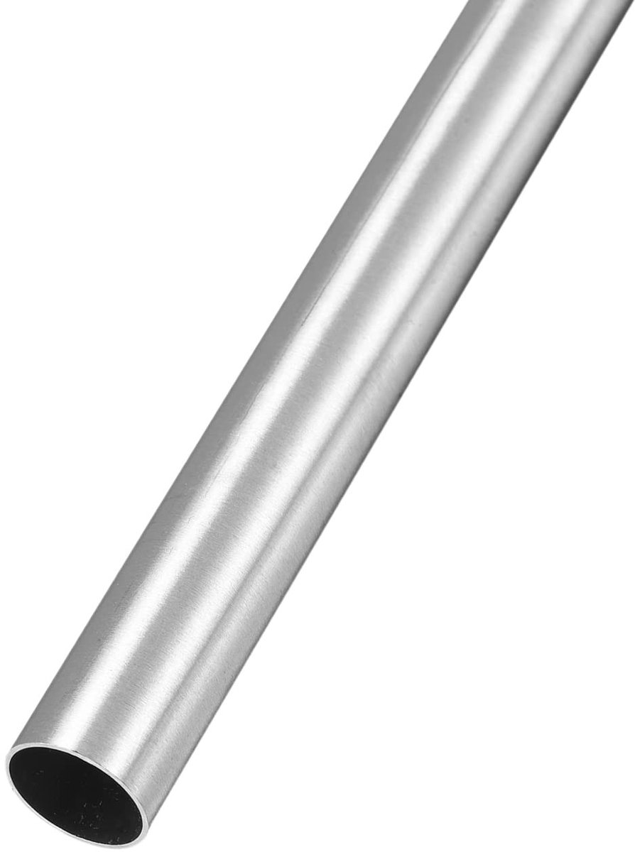 Allecto - Roestvrijstalen buis - 304 - Recht - 13mm - Wanddikte 0.5mm - Lengte 300mm - Huishoudelijke apparaten - Machines - Zilver