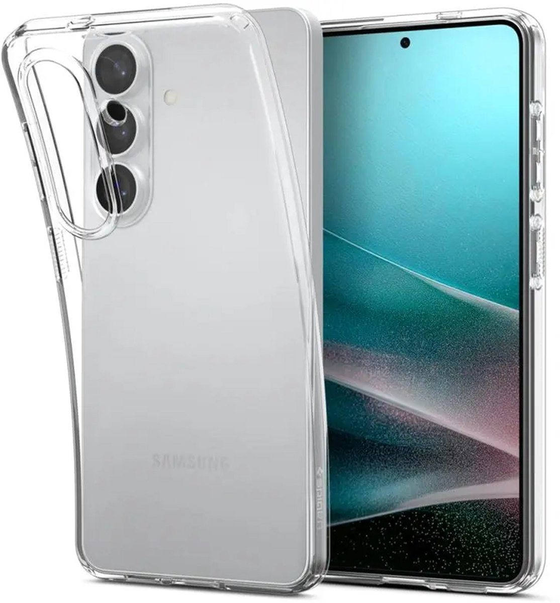 Spigen Hoesje geschikt voor Samsung Galaxy S26 - Liquid Crystal - Transparant
